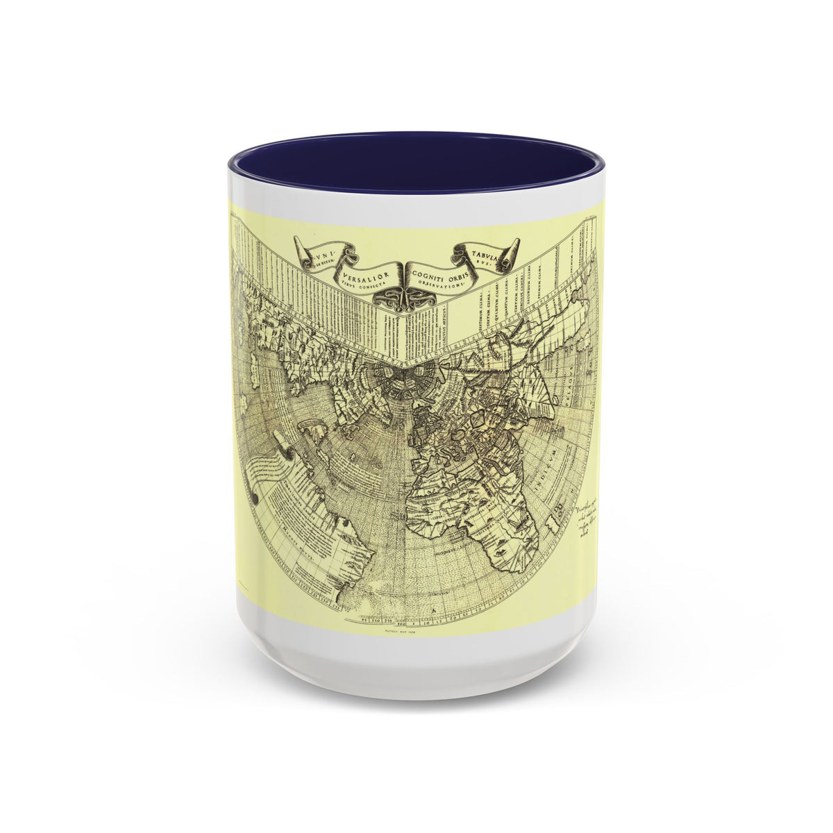 World Map - Ruysch (1508) (Map) Accent Coffee Mug