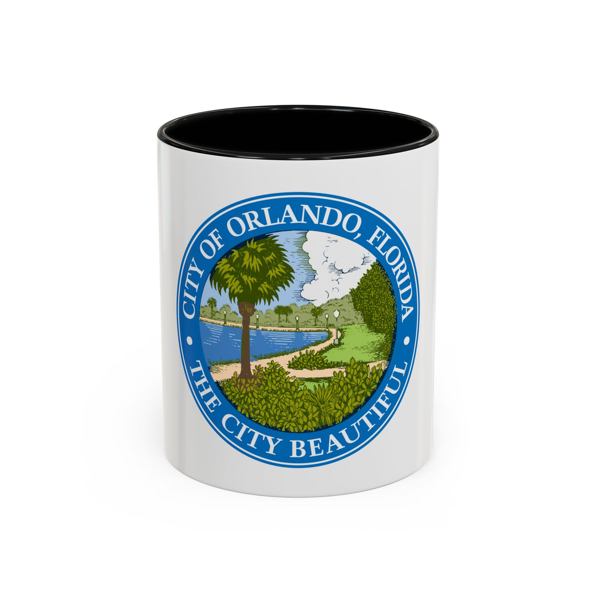 Seal of Orlando Florida - Accent Coffee Mug