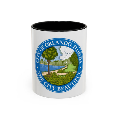 Seal of Orlando Florida - Accent Coffee Mug