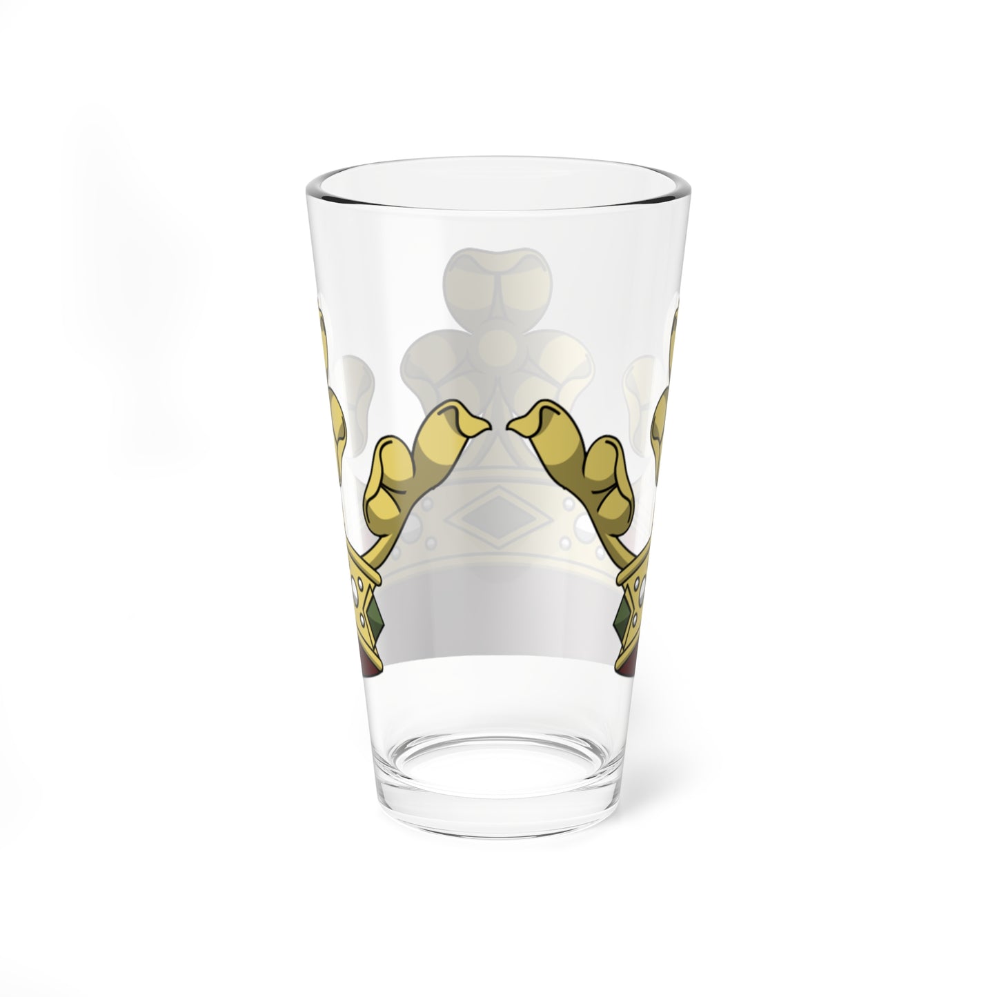 Crown of italian duke corona normale (Italy) (Coat of Arms) Pint Glass 16oz