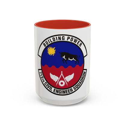 712th Civil Engineer Squadron (U.S. Air Force) Accent Coffee Mug