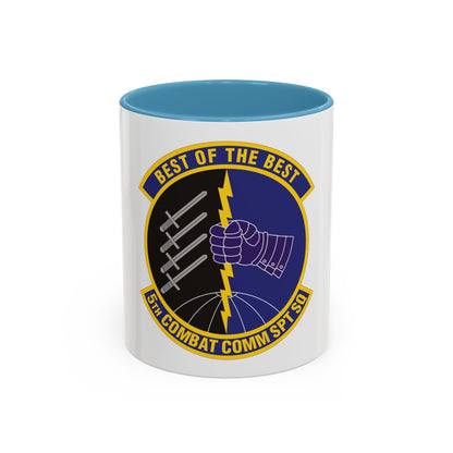 5 Combat Communications Support Squadron ACC (U.S. Air Force) Accent Coffee Mug