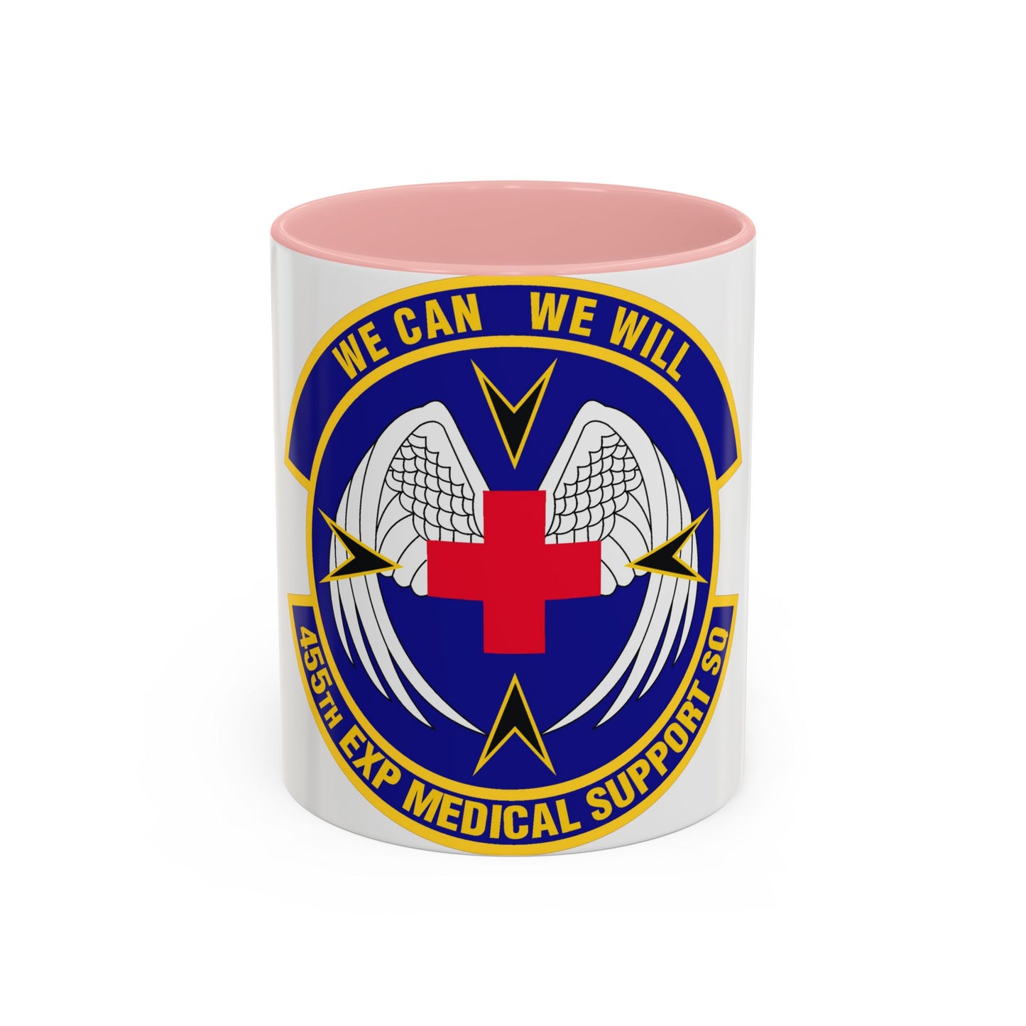 455th Expeditionary Medical Support Squadron (U.S. Air Force) Accent Coffee Mug