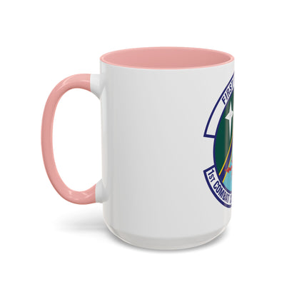 1st Combat Communications Squadron (U.S. Air Force) Accent Coffee Mug