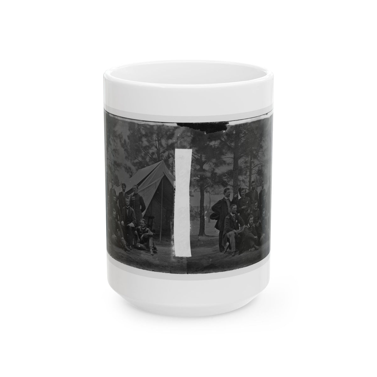 Harrison's Landing, Va. Members Of The Class Of 1860, U.S. Military Academy (U.S. Civil War) White Coffee Mug