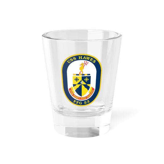 USS Hawes FFG 53 (U.S. Navy) Shot Glass 1.5oz