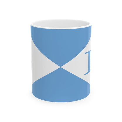 Oficial al mando de un ala FAA bandera (Argentina) White Coffee Mug
