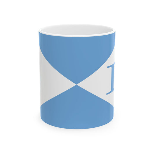 Oficial al mando de un ala FAA bandera (Argentina) White Coffee Mug