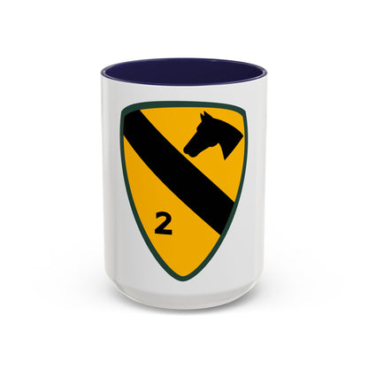 2nd Brigade 1st Cavalry Division (U.S. Army) Accent Coffee Mug