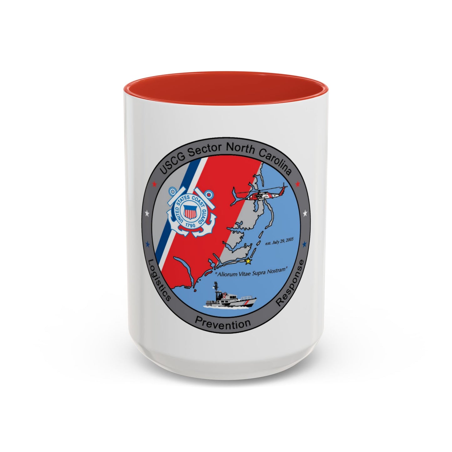 USCG Sector North Carolina (U.S. Coast Guard) Accent Coffee Mug