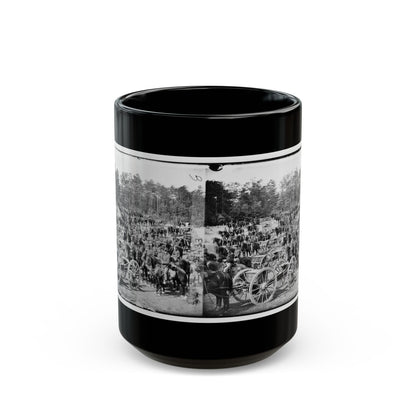 Fair Oaks, Va., Vicinity. Battery M., 2d U.S. Artillery, Commanded By Capt. Henry Benson (U.S. Civil War) Black Coffee Mug