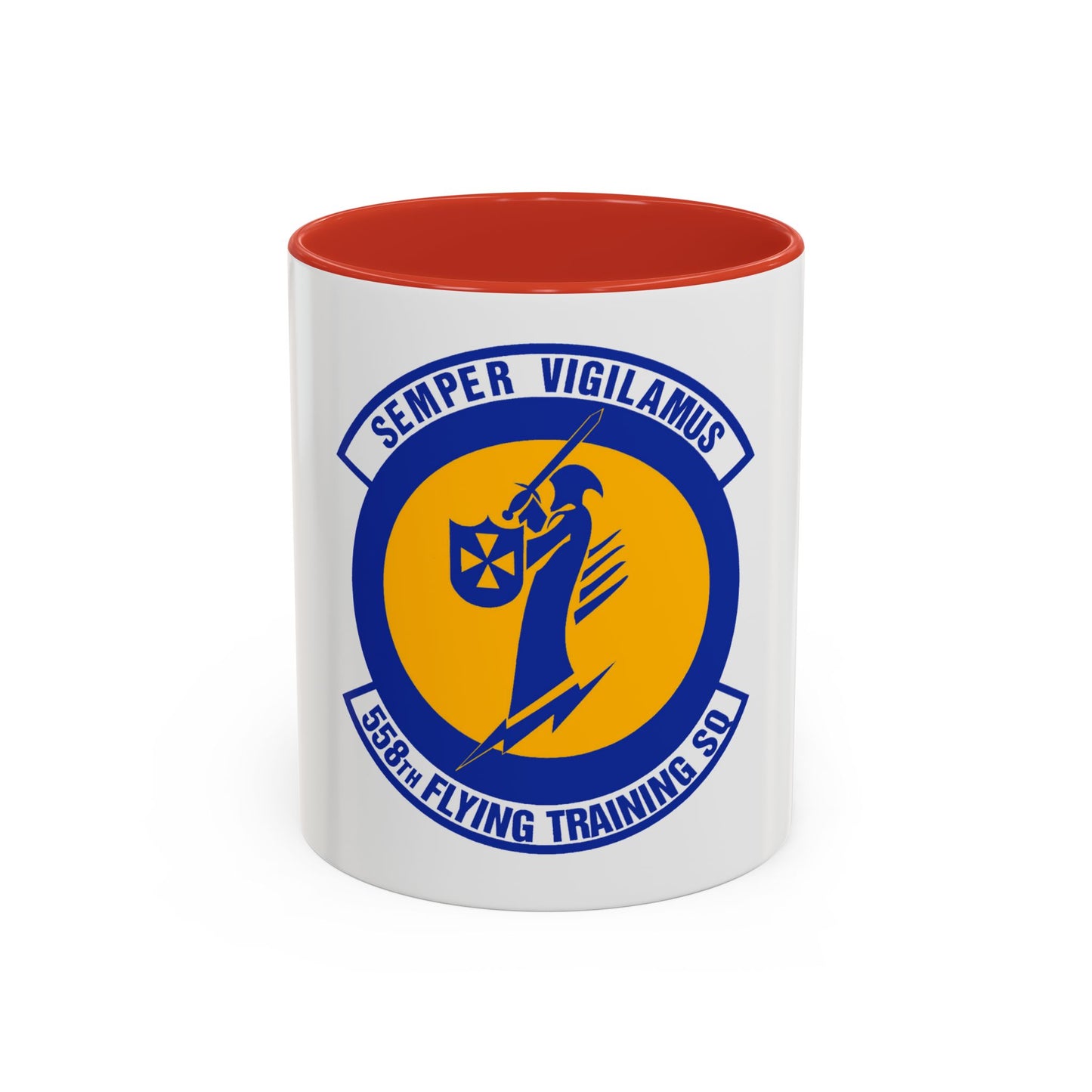 558 Flying Training Squadron AETC (U.S. Air Force) Accent Coffee Mug