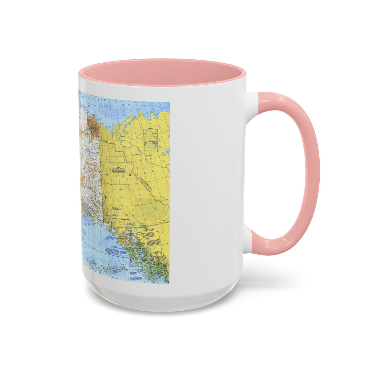 USA - Alaska (1975) (Map) Accent Coffee Mug