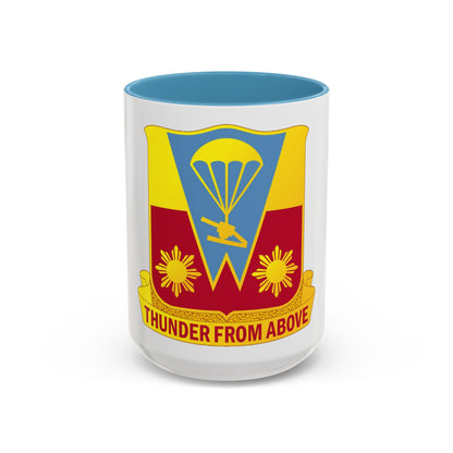 674th Airborne Field Artillery Battalion (U.S. Army) Accent Coffee Mug