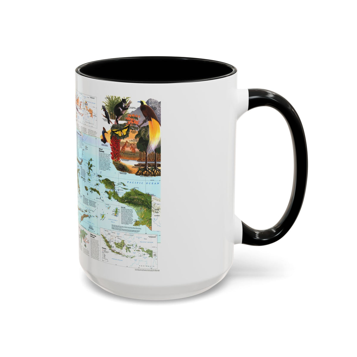 Indonesia 2 (1996) (Map) Accent Coffee Mug