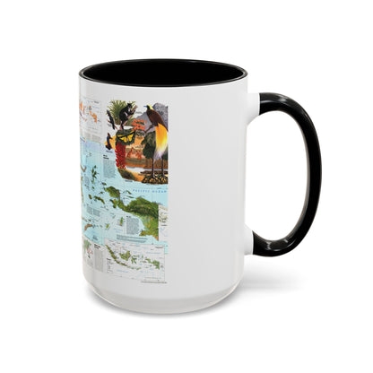 Indonesia 2 (1996) (Map) Accent Coffee Mug