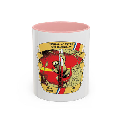 USCG Loran C  Station Port Clarence AK (U.S. Coast Guard) Accent Coffee Mug