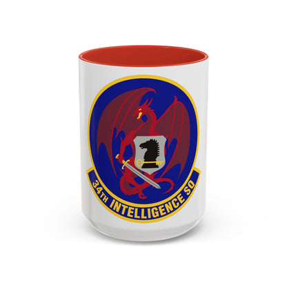 34th Intelligence Squadron (U.S. Air Force) Accent Coffee Mug