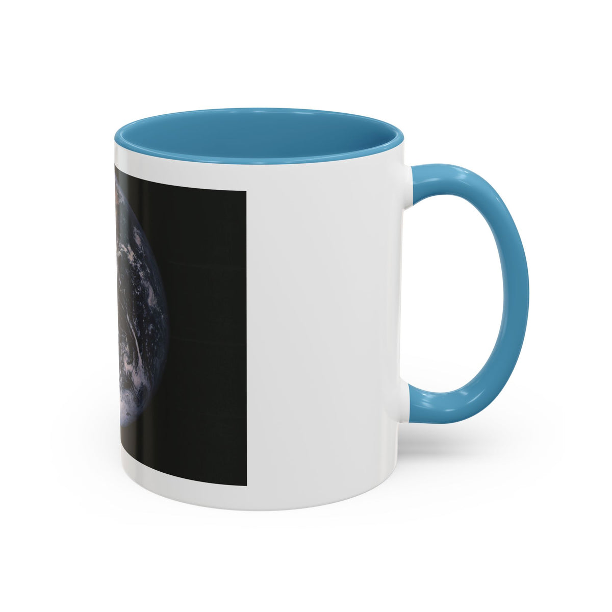 Space - Earth from Space (1973) (Map) Accent Coffee Mug