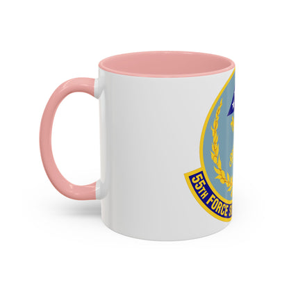 55th Force Support Squadron (U.S. Air Force) Accent Coffee Mug