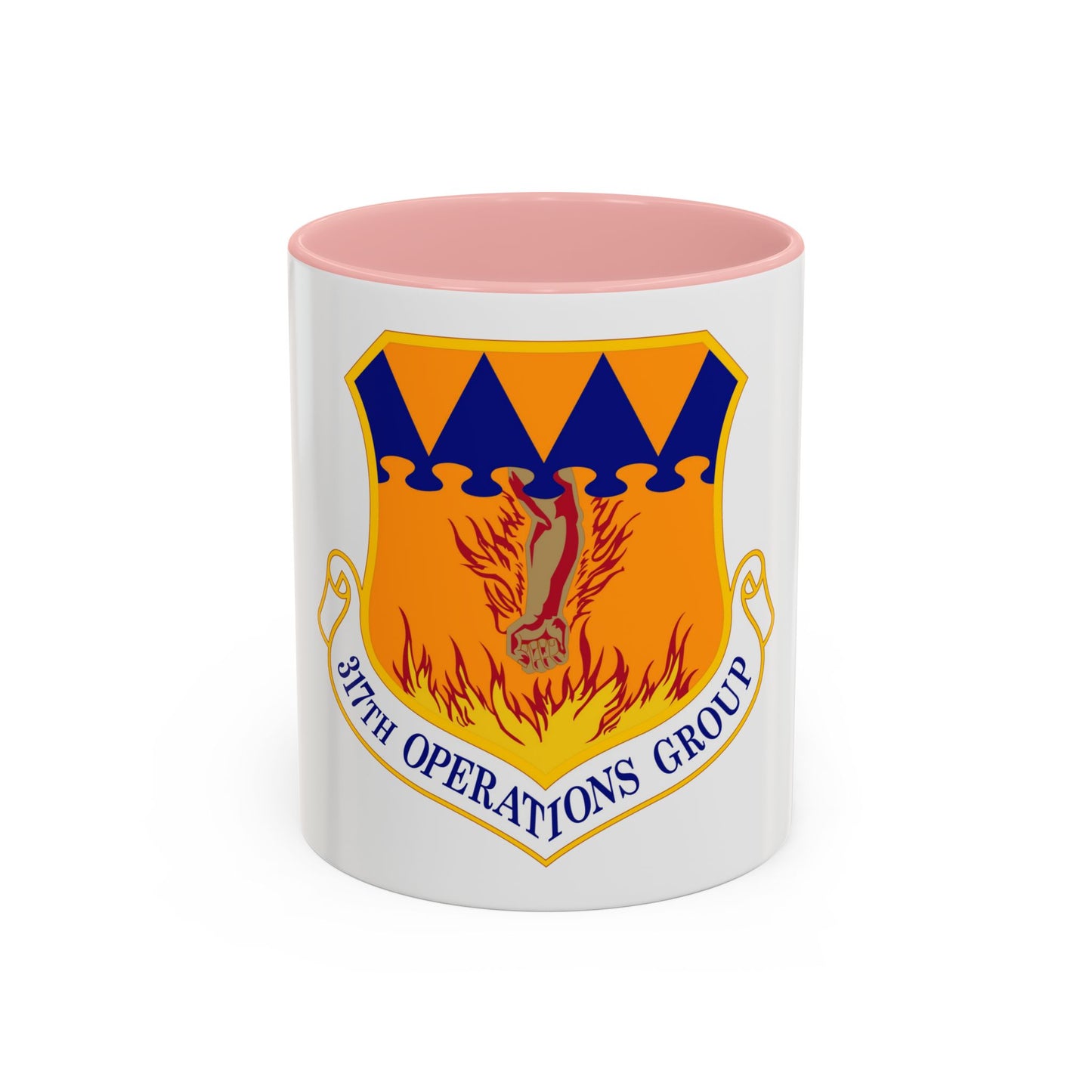 317 Operations Group AMC (U.S. Air Force) Accent Coffee Mug