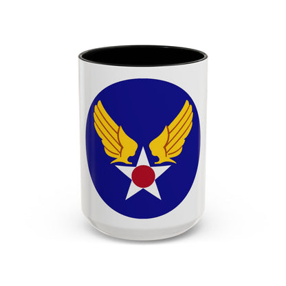 Army Air Forces Historical Insignia (U.S. Air Force) Accent Coffee Mug