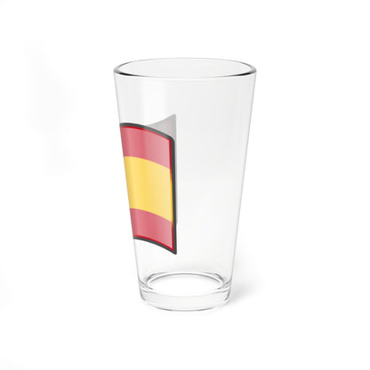 Nuvola Spain flag escudada (Spain) Pint Glass 16oz