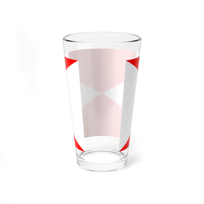 Army Rank Flag of Denmark - Chief of the General Command (Denmark) Pint Glass 16oz