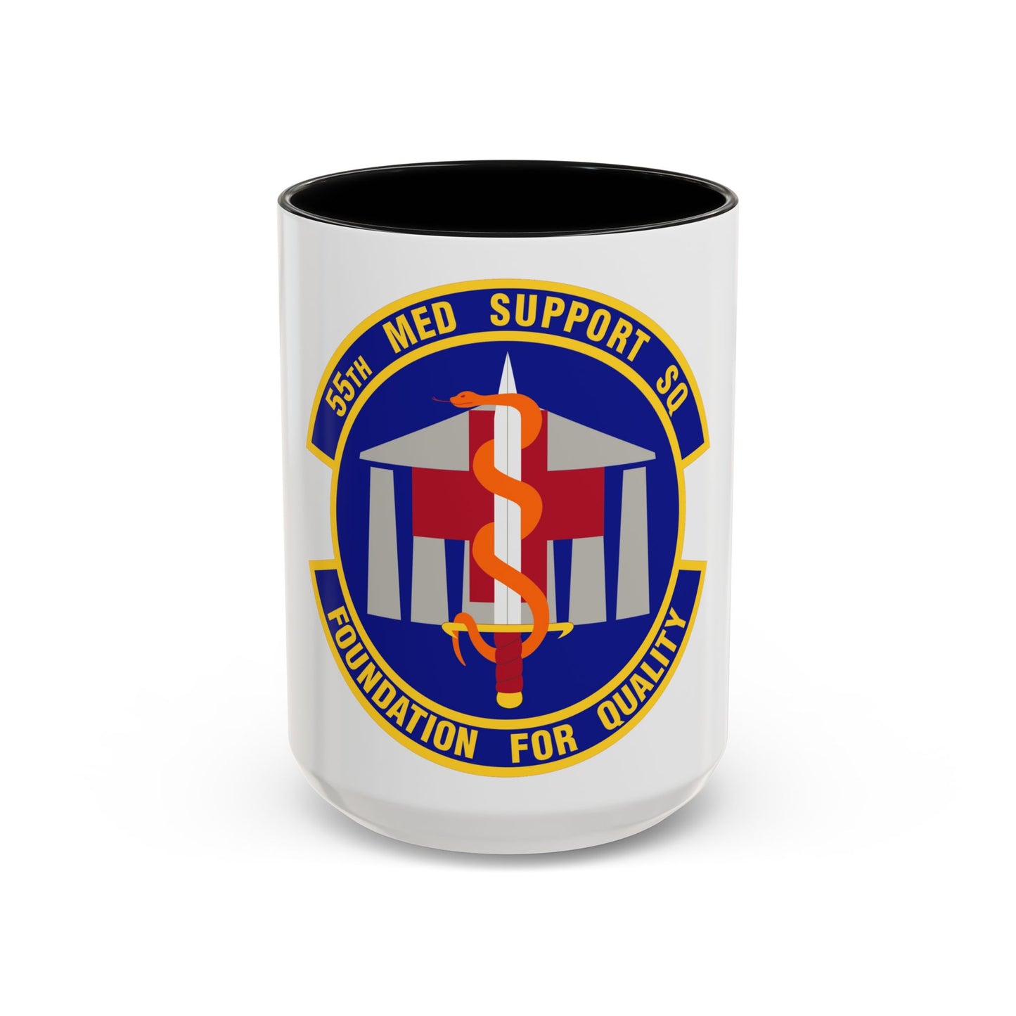 55th Medical Support Squadron (U.S. Air Force) Accent Coffee Mug