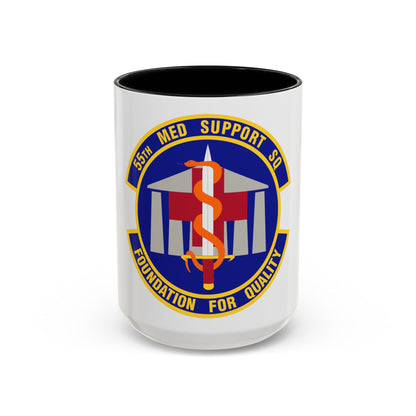 55th Medical Support Squadron (U.S. Air Force) Accent Coffee Mug