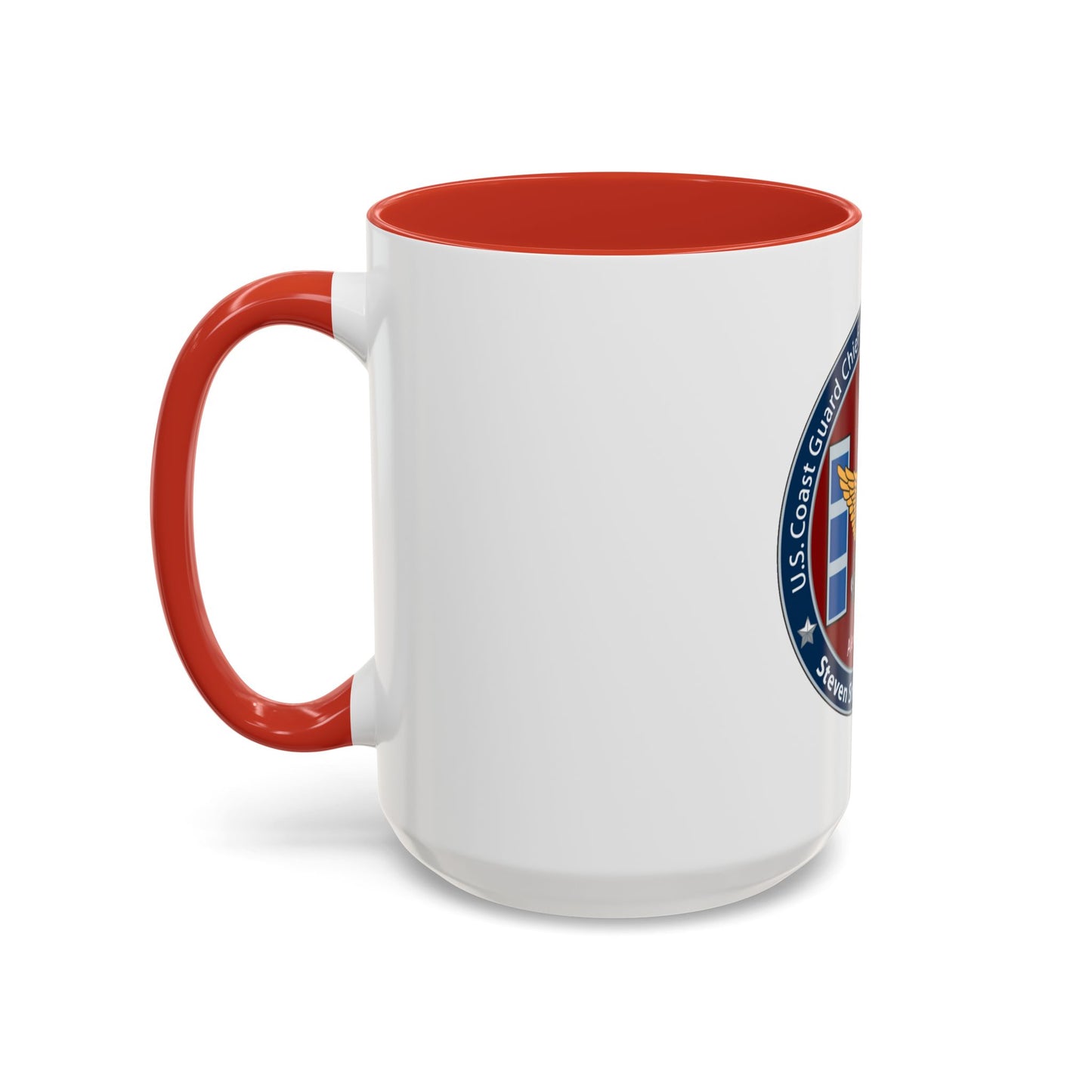 USCG CWO Assoc Steven Shields Chapter (U.S. Coast Guard) Accent Coffee Mug