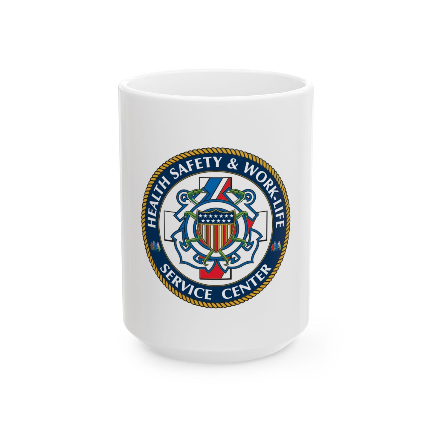 HSWL Service Center (U.S. Coast Guard) White Coffee Mug