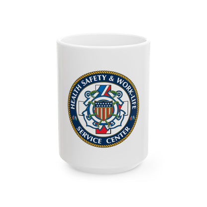 HSWL Service Center (U.S. Coast Guard) White Coffee Mug