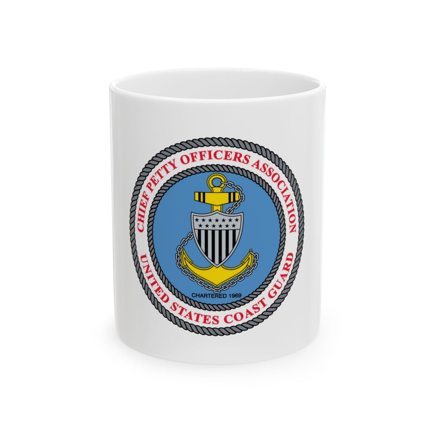 USCG CPOA (U.S. Coast Guard) White Coffee Mug
