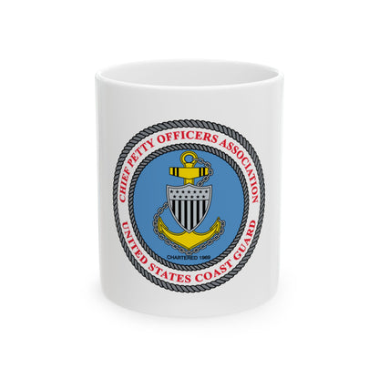 USCG CPOA (U.S. Coast Guard) White Coffee Mug