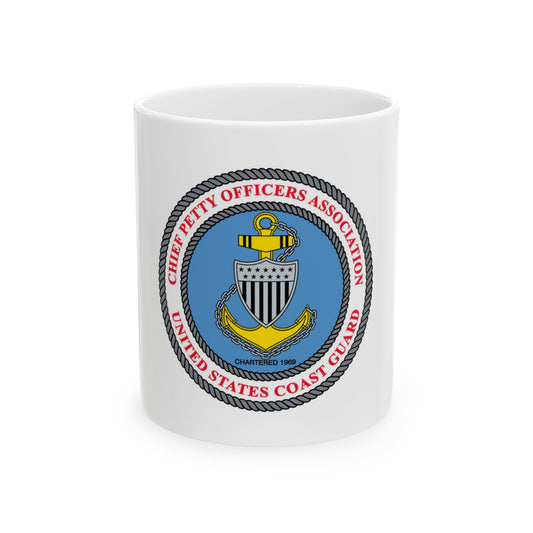 USCG CPOA (U.S. Coast Guard) White Coffee Mug
