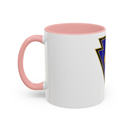 219 Engineer Brigade (U.S. Army) Accent Coffee Mug