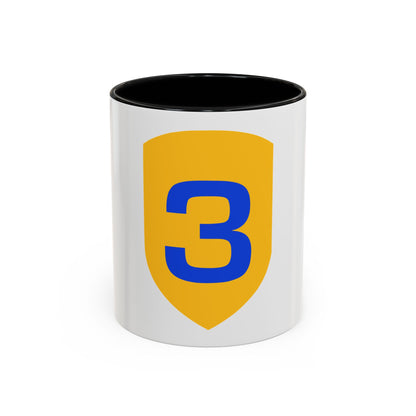 US 3rd Cavalry Division (U.S. Army) Accent Coffee Mug