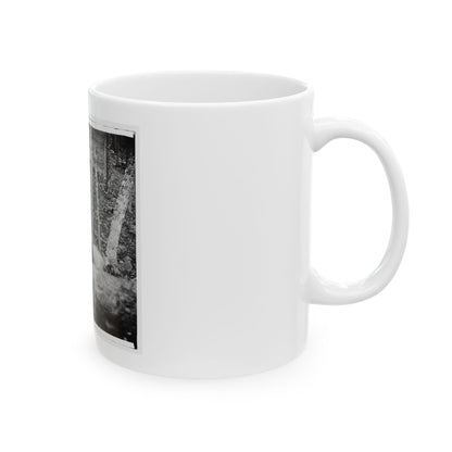 Gettysburg, Pa. Four Dead Soldiers In The Woods Near Little Round Top (U.S. Civil War) White Coffee Mug