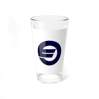 Flag of Hiwaki Kagoshima 1968-2004 (Japan) Pint Glass 16oz