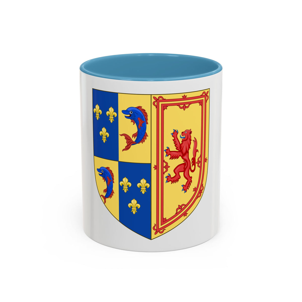 Royal Arms of the Kingdom of Scotland (1558) - Accent Coffee Mug