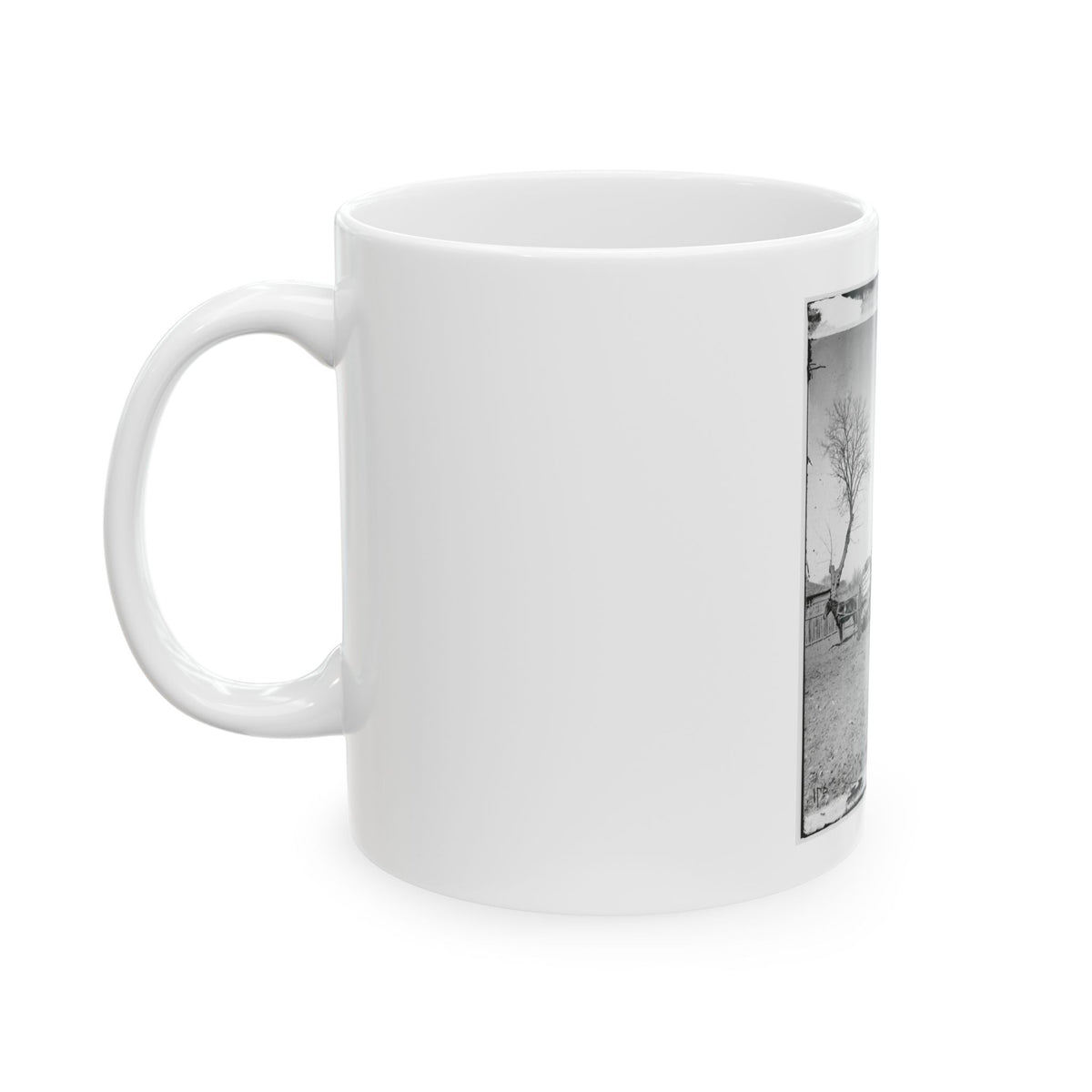 Unknown Location. Wagons And Camera Of Sam A. Cooley, U.S. Photographer, Department Of The South(2) (U.S. Civil War) White Coffee Mug