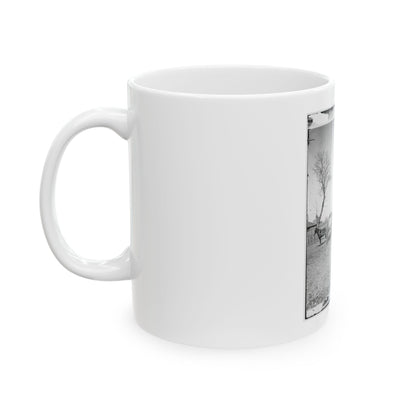 Unknown Location. Wagons And Camera Of Sam A. Cooley, U.S. Photographer, Department Of The South(2) (U.S. Civil War) White Coffee Mug