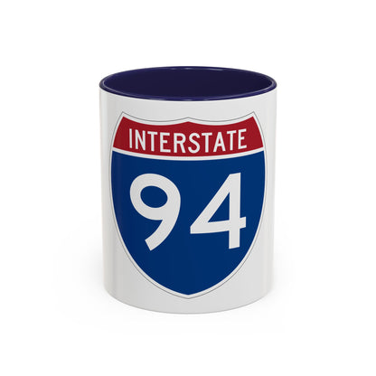 Interstate 94 (U.S. Highways) Accent Coffee Mug