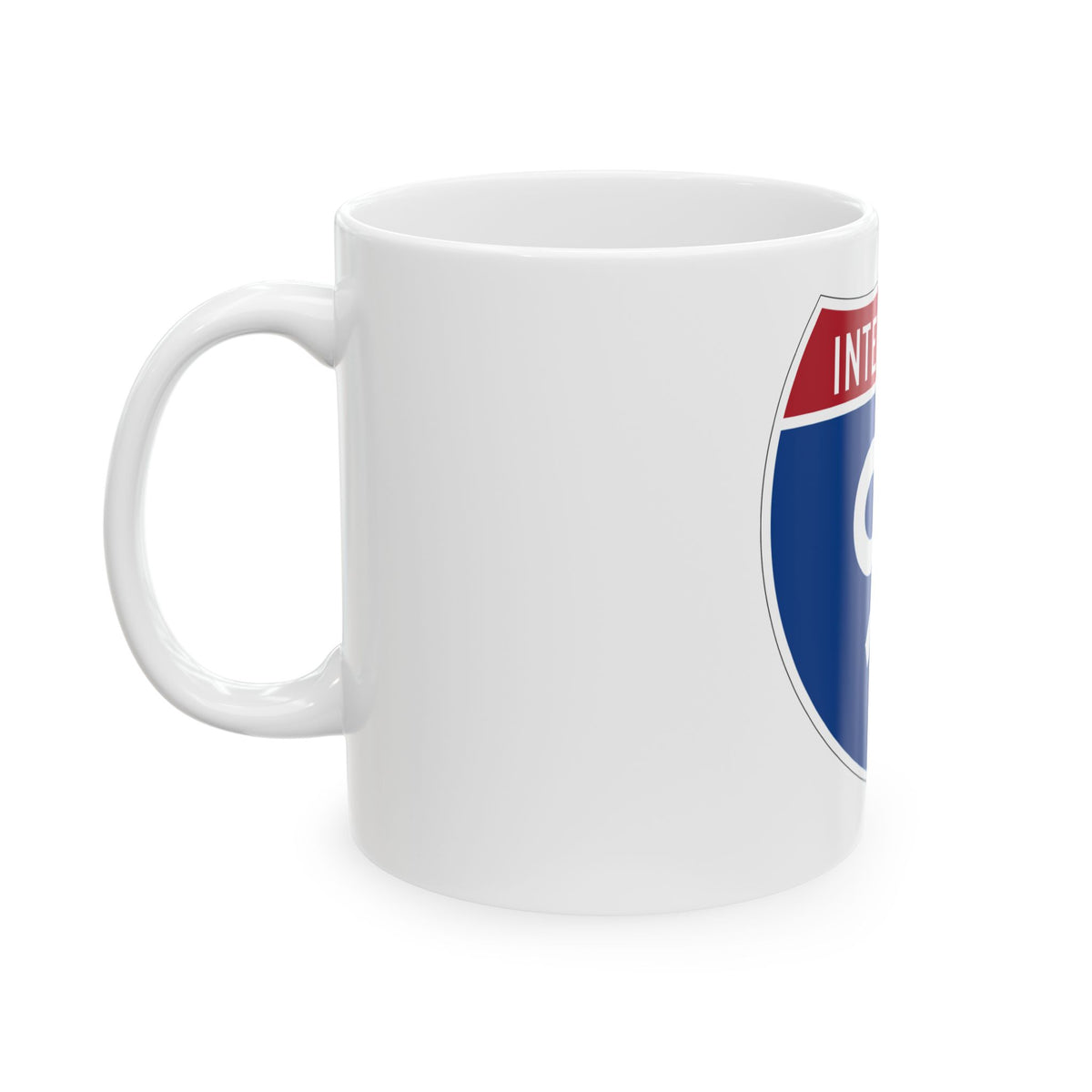 Interstate 91 (U.S. Highways) White Coffee Mug