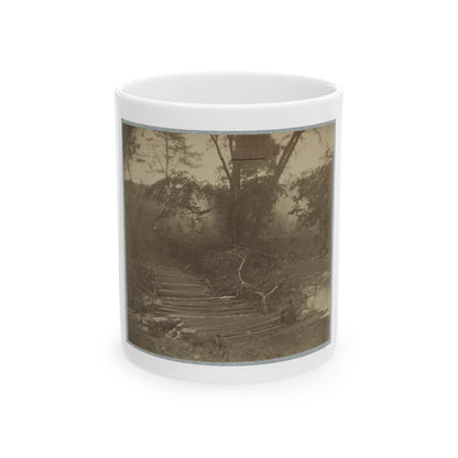 Pontoon Bridge (U.S. Civil War) White Coffee Mug