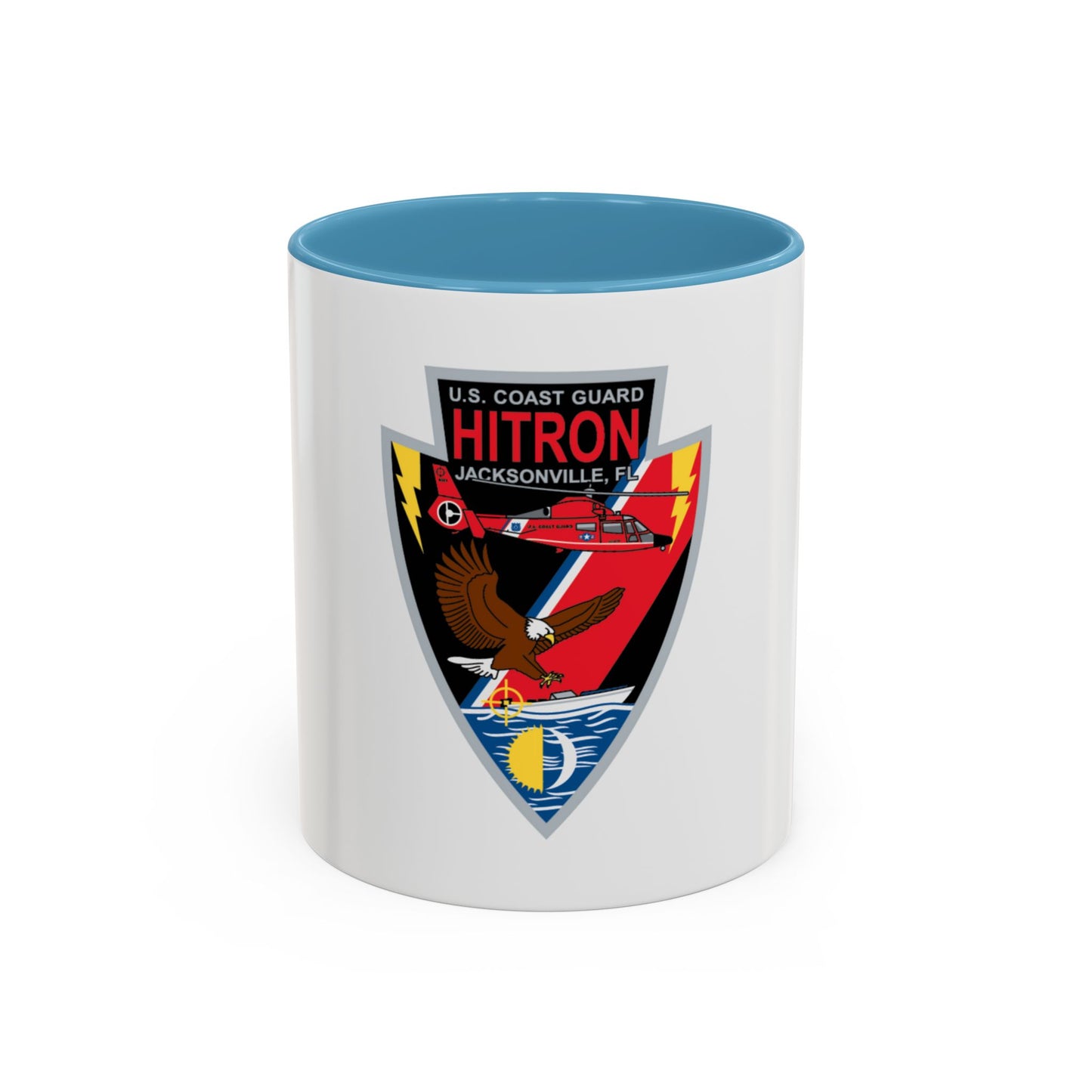 USCG HITRON Jax FL (U.S. Coast Guard) Accent Coffee Mug