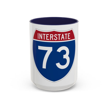 Interstate 73 (U.S. Highways) Accent Coffee Mug