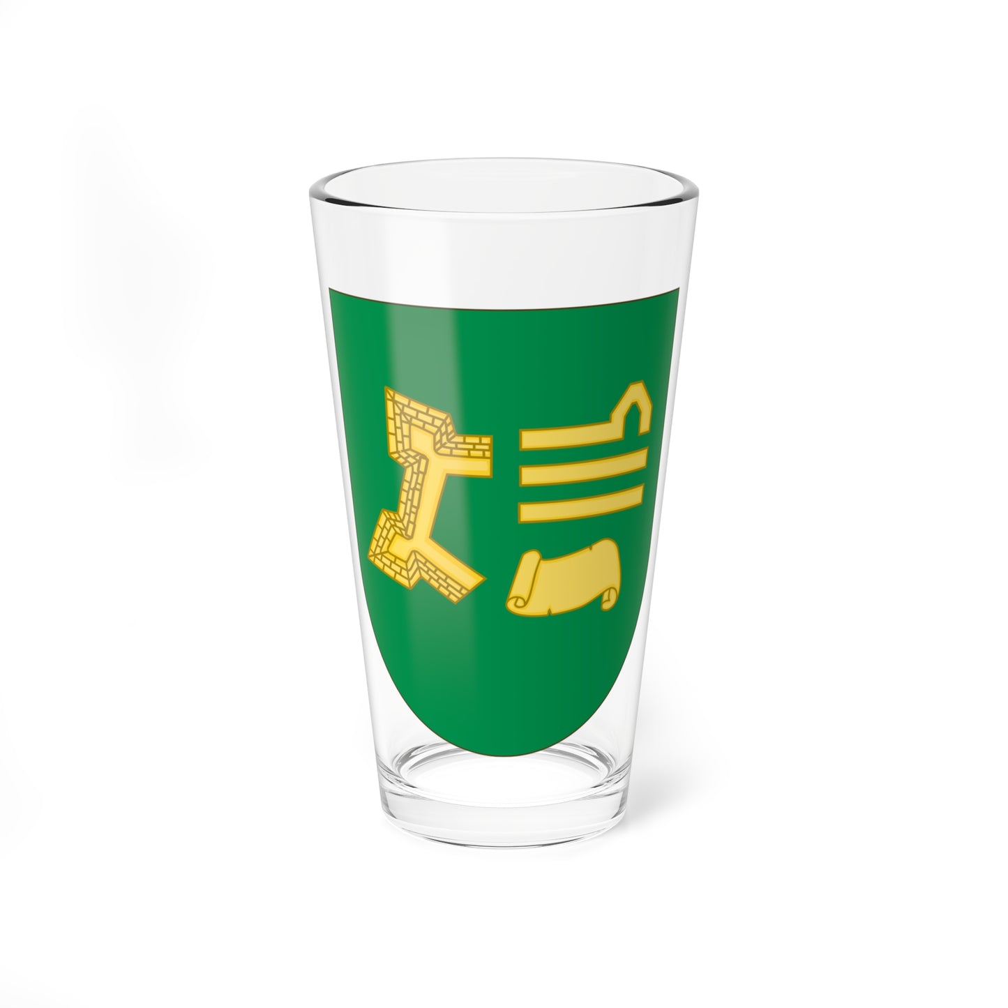 Spanish Army Military Heritage Course and Graduates Emblem (Spain) (Coat of Arms) Pint Glass 16oz