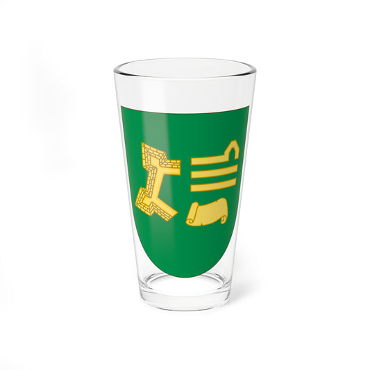 Spanish Army Military Heritage Course and Graduates Emblem (Spain) (Coat of Arms) Pint Glass 16oz